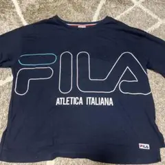 FILA ネイビー 半袖Tシャツ L