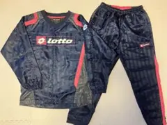 lotto ピステ セットアップ ジャージ 男の子 140cm ネイビー ピンク