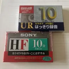 録音用カセットテープ10分