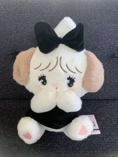 mikko BLACK RIBBON BIGぬいぐるみ　スフレ
