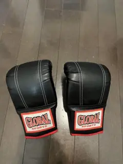 GLOBAL SPORTS ボクシンググローブ 黒