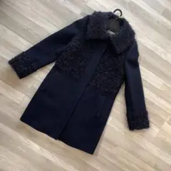 ビアッジョブルー ウール コート