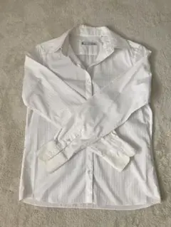 メーカーズシャツ鎌倉 白 ストライプ サイズ9 就活 Maker's Shirt