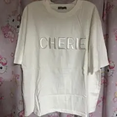 《完売品》レカ　立体ロゴ刺繍Ｔシャツ　ホワイト