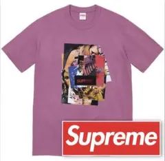 Supreme Stack tee XXLサイズ プラム モーションロゴ