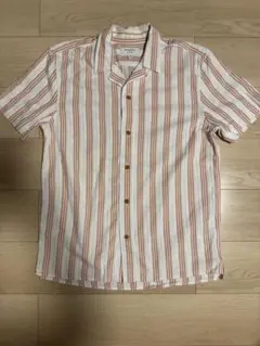 BANANA REPUBLIC ストライプ 半袖シャツ M