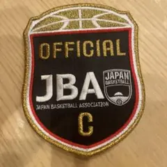 バスケ　審判ワッペン　D級 JBA バスケ審判ワッペンD級