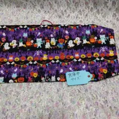 文庫本size‼️ブックカバー　ハロウィン　紫　星柄　ハンドメイド