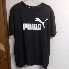 PUMA ブラック Tシャツ XL