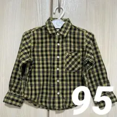【美品】Arnold Palmer アーノルドパーマー 長袖チェックシャツ