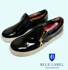BLUE LABEL ブルーレーベル クレストブリッジ ジップ スリッポン 23