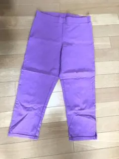 カジュアルスティックパンツ パープル　紫