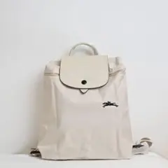 ★即日発送★LONGCHAMP ロンシャン 折り畳みミニリュック　チョーク　白