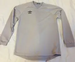 umbro グレー 長袖シャツ UBS7037JL 160