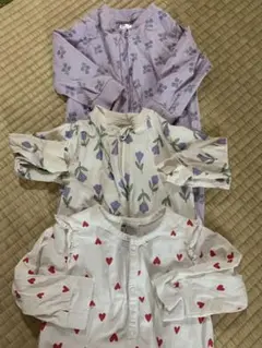 H&M 長袖　ロンパース　80
