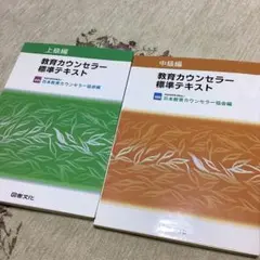 教育カウンセラー標準テキスト 上級編・中級編　2冊セット