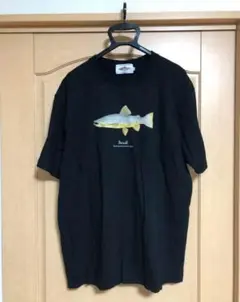 Brook プリントTシャツ XL ブラック フィッシングデザイン