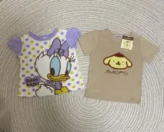Disney + ポムポムプリン　Tシャツセット　サイズ95cm