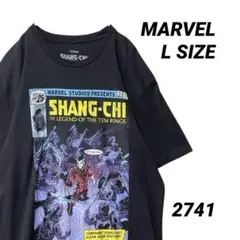 USA古着 マーベル シャン・チー Tシャツ 黒 L 映画 キャラクターtシャツ