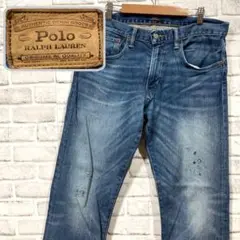Polo Ralph Lauren デニム ヒゲ ハチノス W32 1734
