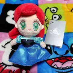 エリック　アリエル　ぬいぐるみキーホルダー　TINY　ディズニー ディズニーストア tiny ぬいぐるみ アリエル エリック 王子