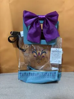 しまむら　ショルダー付き推しぬいポーチ（LITTC）　ディズニー　アナ雪　エルサ