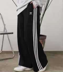 M801 Mサイズ3S WL PANT FTスリーストライプ ワイドレッグパンツ