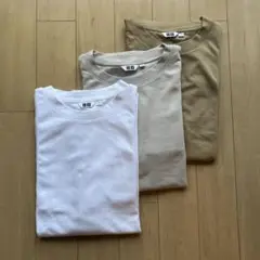エアリズムコットンオーバーサイズTシャツ　L　3枚セット