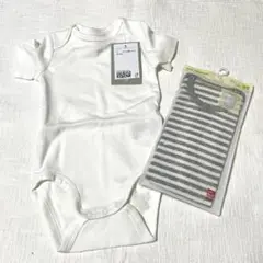 新品 ユニクロ H&M ボディスーツセット 80cm
