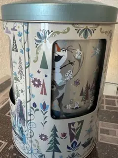 香港ディズニーランド アナと雪の女王 オルゴール缶