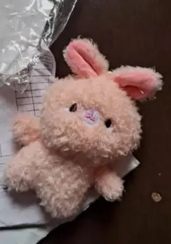 小型ピンクウサギぬいぐるみ材料