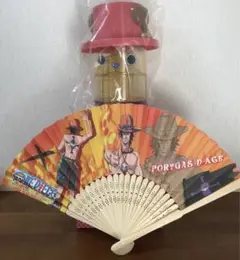 ONE PIECE チョッパー　貯金箱　扇子付