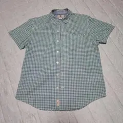 Timberland チェック柄 半袖シャツ L/G