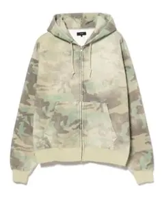 BEAMS フェードカモ ジップアップ フーディ XL