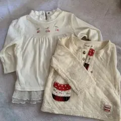 ロング Tシャツ 90cm 2枚セット