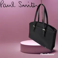 Paul Smith ポールスミス トートバッグ ブラック マルチストライプ