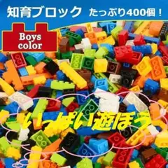 遊びながら楽しく学べる!カラフル知育ブロックセット❤男の子カラー