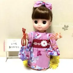 メルちゃんソランちゃん浴衣セット　紫陽花　♪302