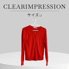 美品 CLEAR IMPRESSION薄手 日焼け 冷房 夏 オフィス