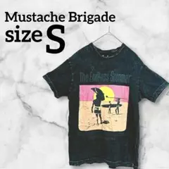 Mustache Brigade【S】 Tシャツ 半袖 黒