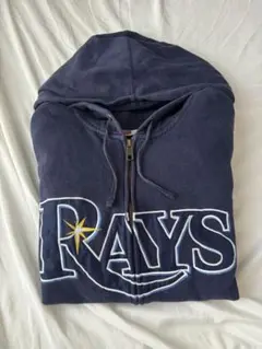 Nike ナイキ　Rays パーカー ネイビー　M