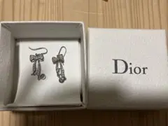 Christian Dior ディオール ピアス リボン