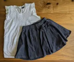Gap トリドリー　ノースリーブブラウス　キュロット　130〜140　☆セット