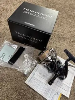 中古美品　　シマノ 21ツインパワーSW6000XG TWIN POWER シマノ 21ツインパワーSW 6000XG SHIMANO TWIN POWER - メルカリ