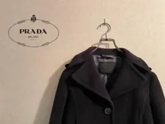 イタリア製 PRADA プラダ シングル ピーコート