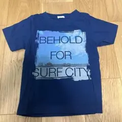 ジーユー　Tシャツ　110cm ネイビー　ブルー