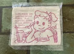 osamuharada女の子イラスト新品未使用ポーチ