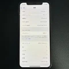 iPhone X 256G SIMフリー