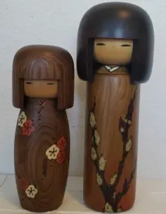 卯三郎 こけし 2体