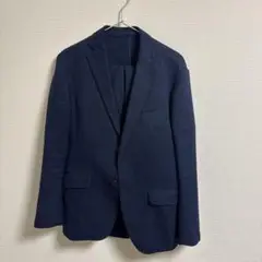ダークブルー ジャケット&スラックス　セットアップ